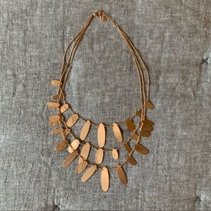 Rose Gold Kendra Scott Statement Necklace